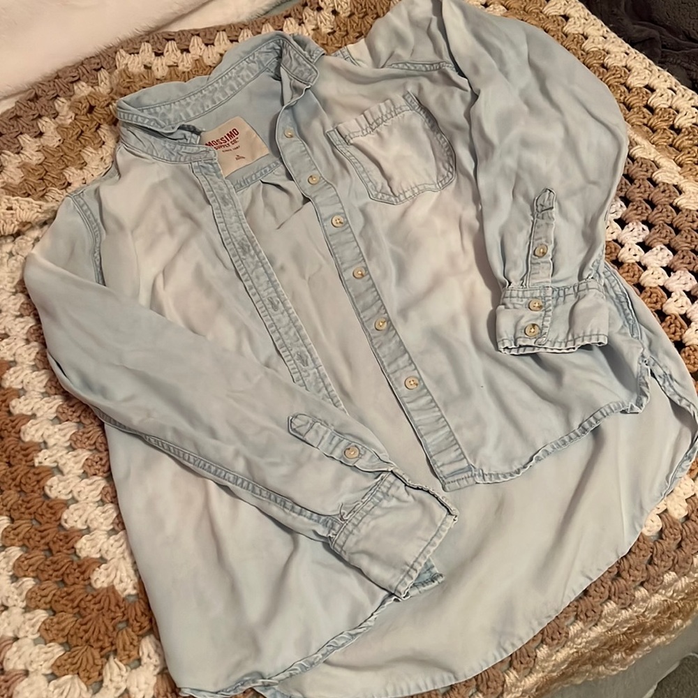 Women’s “Denim” Button Up